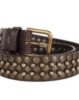 Dolce & Gabbana Brown Calfskin Belt