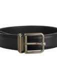 Dolce & Gabbana Black Calfskin Belt