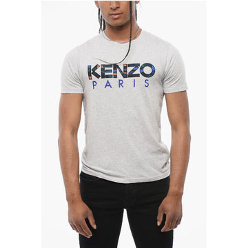 Kenzo Crew Neck KENZO PATCHWORK Cotton T-Shirt