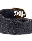 Dolce & Gabbana Black Calfskin Belt
