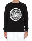 Balmain Black Cotton Sweater