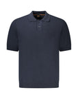 Hugo Boss Blue Cotton Sweater