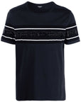 Balmain Blue Cotton T-Shirt