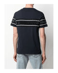 Balmain Blue Cotton T-Shirt