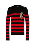 Balmain Black Wool Sweater