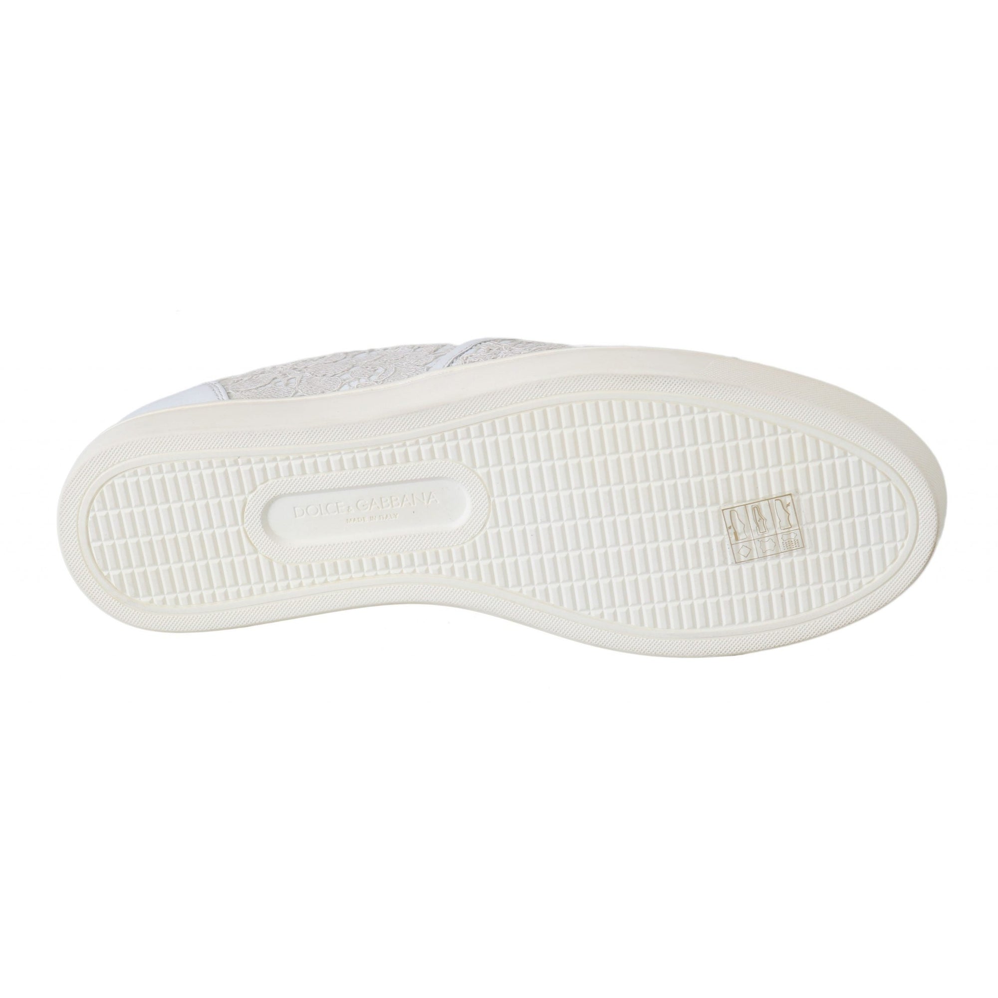 Dolce &amp; Gabbana Elegant Off White Loafers for Ladies