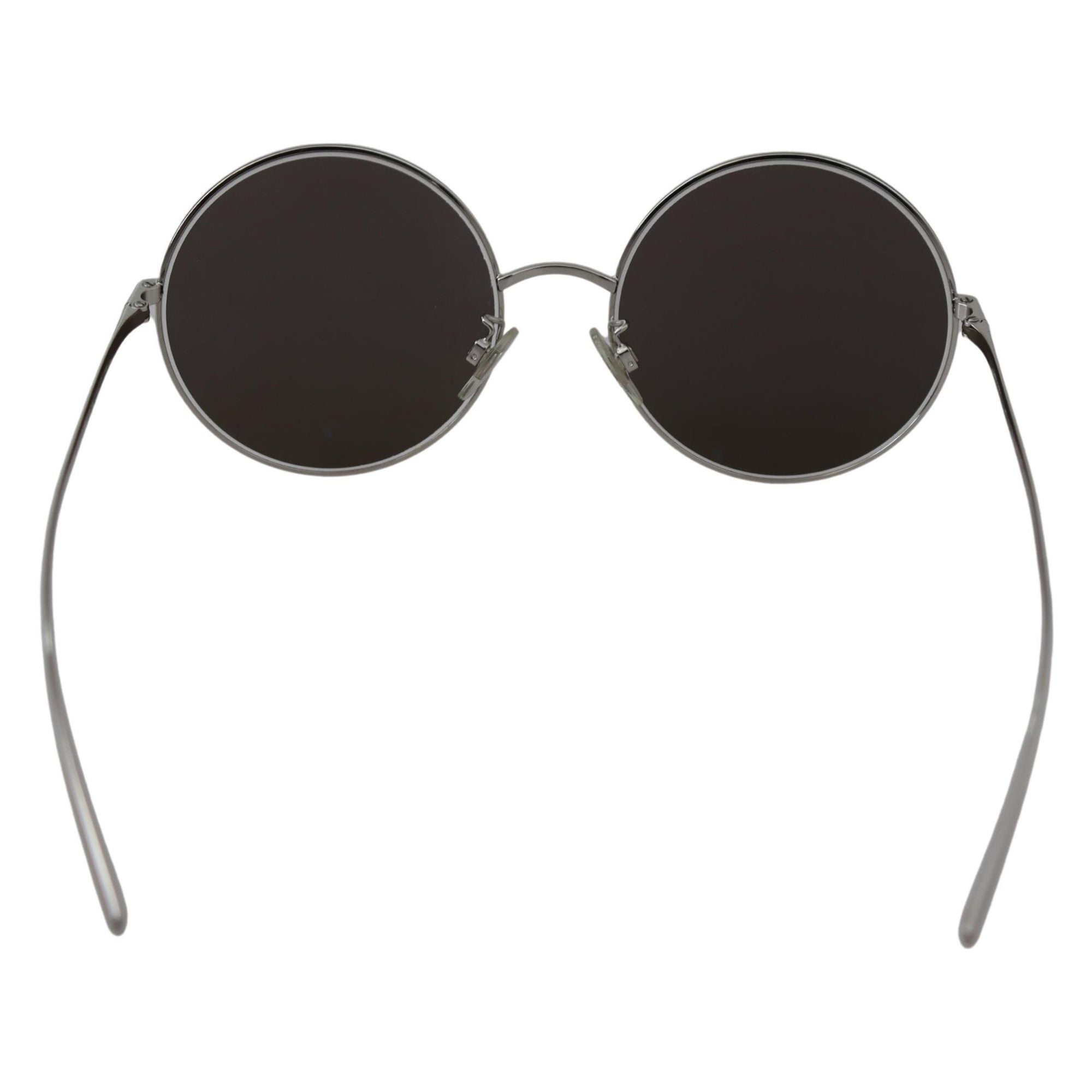 Dolce &amp; Gabbana Chic Silver Grey Lens Sunglasses for Women