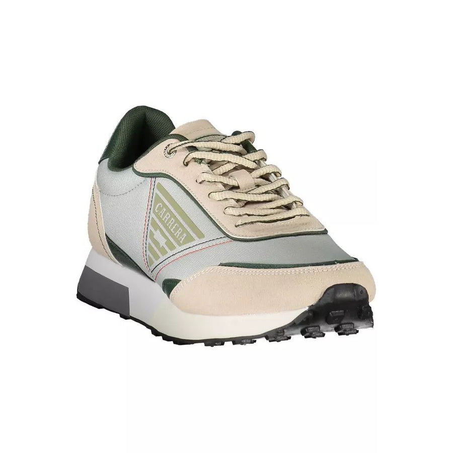 Carrera Beige ECO Leather Sneakers with Contrasting Details