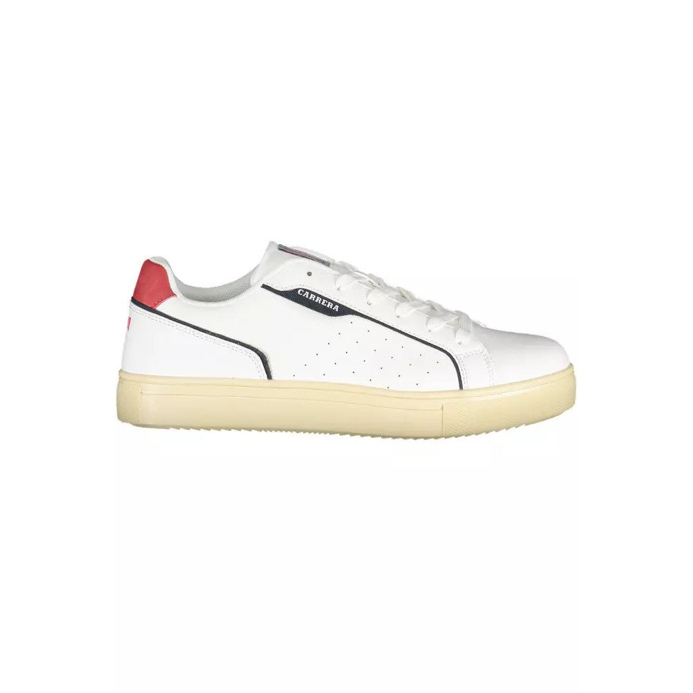 Carrera Sleek White Sneakers with Contrasting Accents