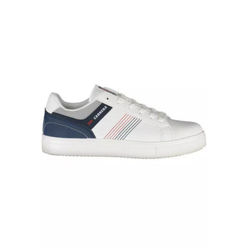 Sleek White Carrera Sneakers with Contrasting Accents