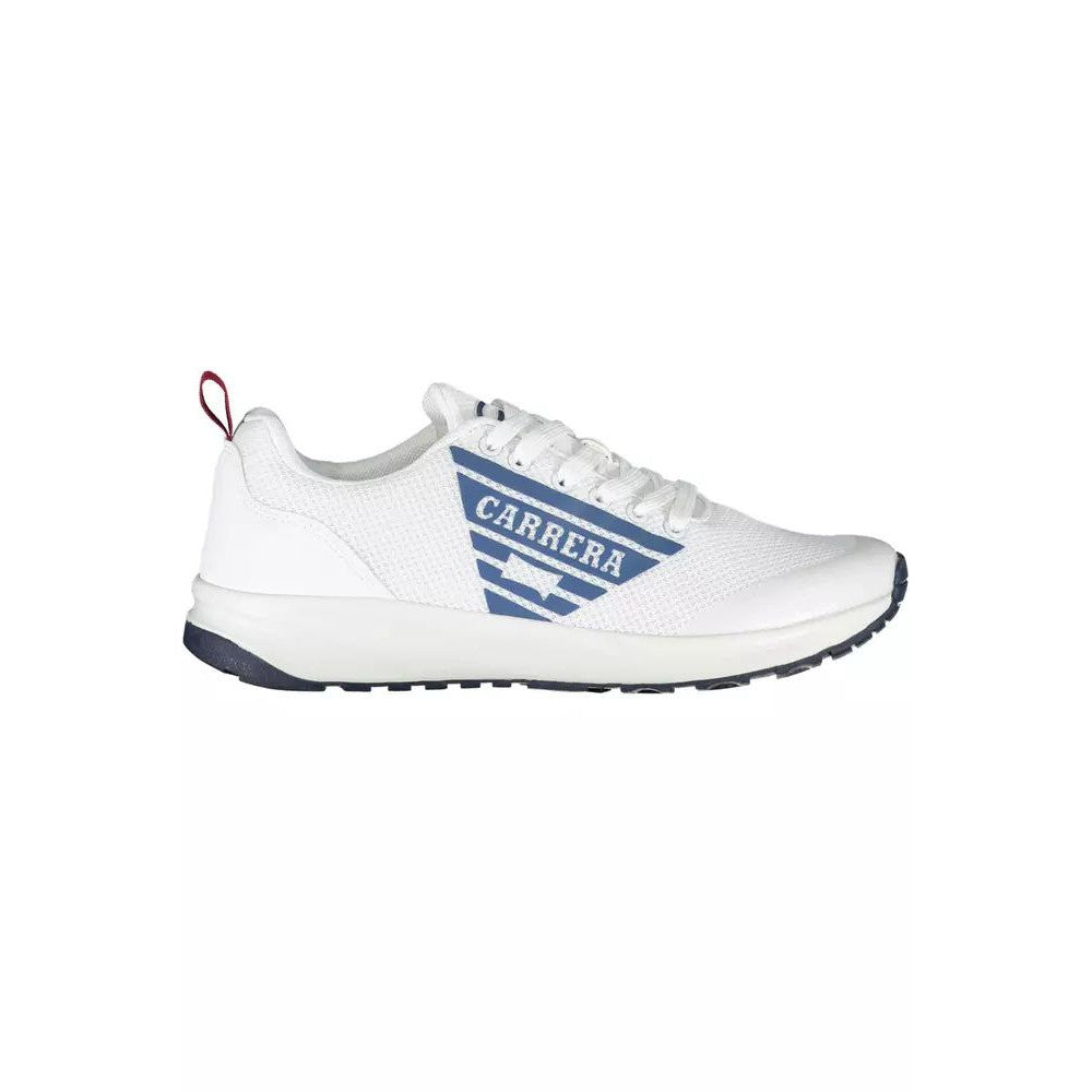 Carrera Chic White Sneakers with Iconic Contrast Details