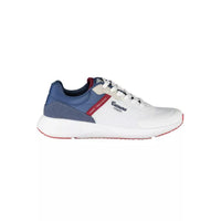 Carrera Sleek White Lace-Up Sneakers with Contrasting Accents