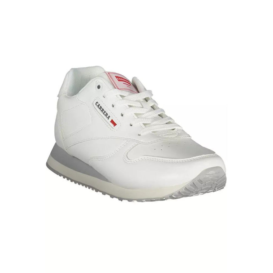 Carrera Sleek White Eco-Leather Sneakers