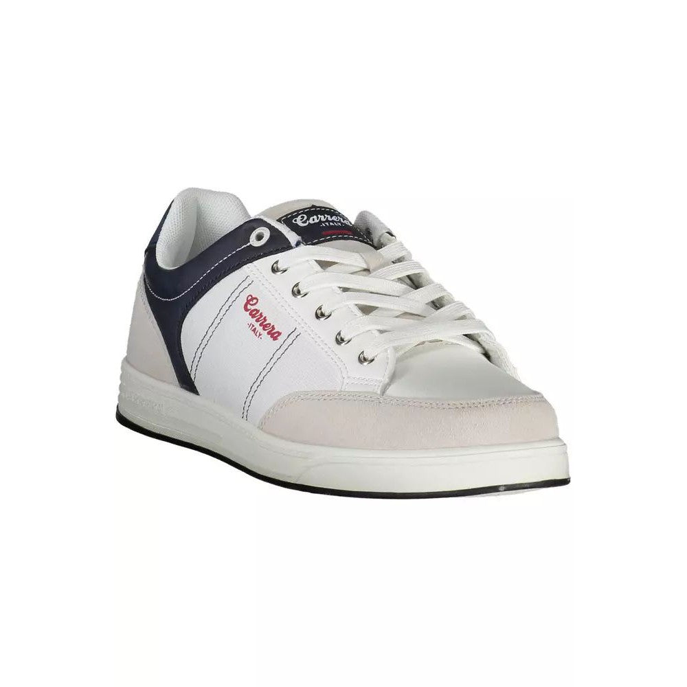 Carrera Sleek White Sports Sneakers with Contrasting Accents