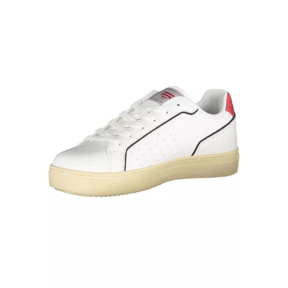 Carrera Sleek White Sneakers with Contrasting Accents