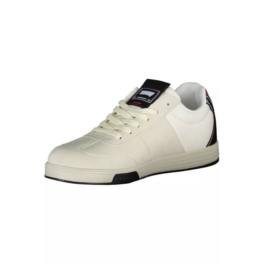 Carrera Sleek White Sneakers with Bold Accents