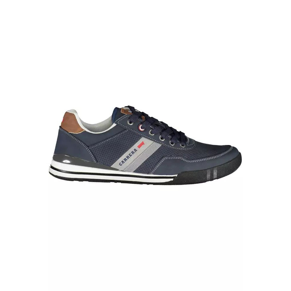 Carrera Sleek Blue Contrasting Sports Sneakers