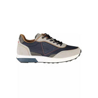 Carrera Sleek Blue Eco-Leather Sneakers