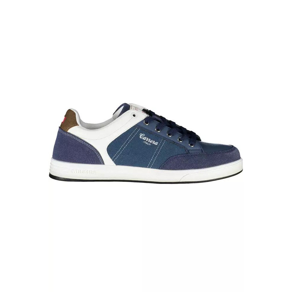 Carrera Eco-Conscious Blue Sneakers with Contrasting Details