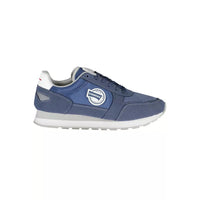 Carrera Sleek Blue Sneakers with Eco-Leather Detailing