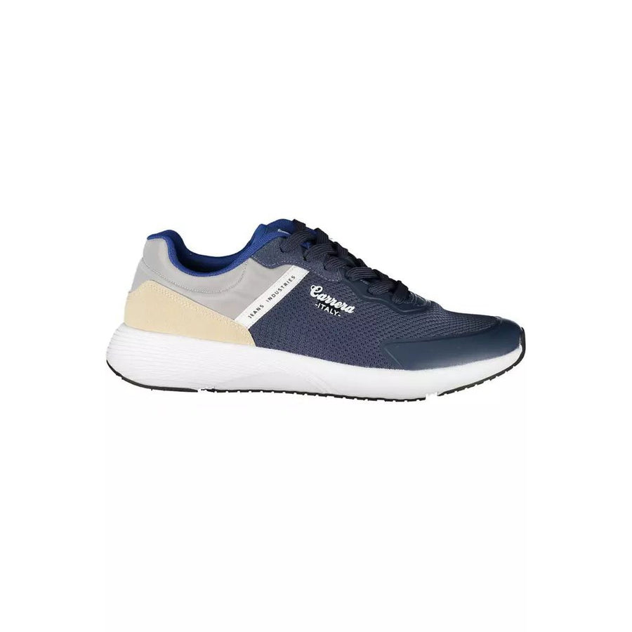 Carrera Sleek Blue Sneakers with Contrasting Accents