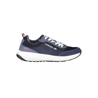 Carrera Sleek Blue Sneakers with Eco-Leather Accents