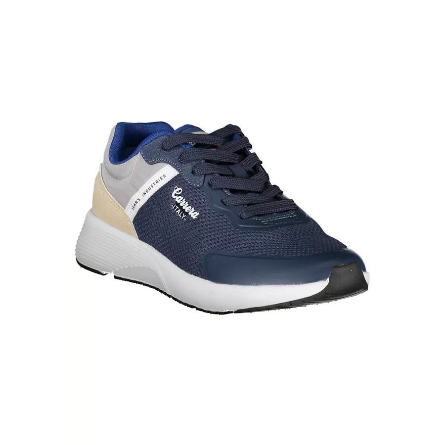 Carrera Sleek Blue Sneakers with Contrasting Accents