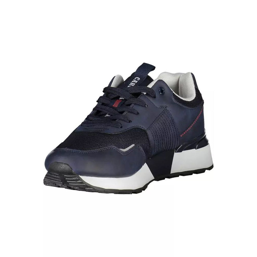 Carrera Sleek Contrasting Blue Sneakers with Logo Detail