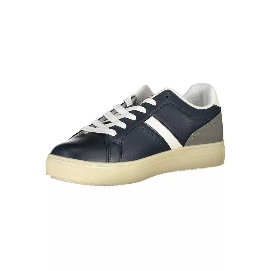 Blue Carrera Sports Sneakers with Contrasting Accents