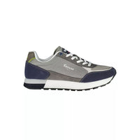 Carrera Sleek Gray Sneakers with Eco-Leather Accents