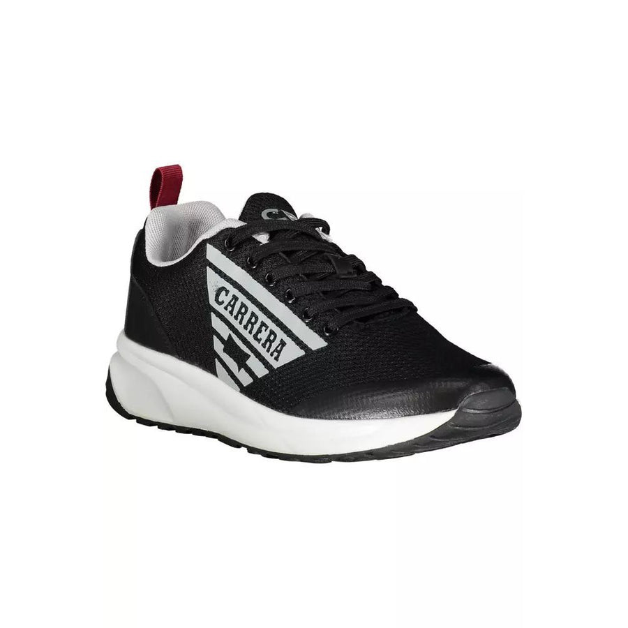 Carrera Sleek Black Sneakers with Contrasting Accents