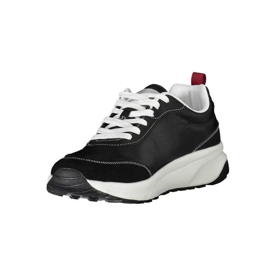 Carrera Sleek Black Sneakers with Iconic Detailing