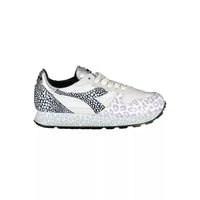 Diadora Chic White Contrast Sole Sneakers