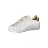 Diadora Sleek White Lace-up Sports Sneakers