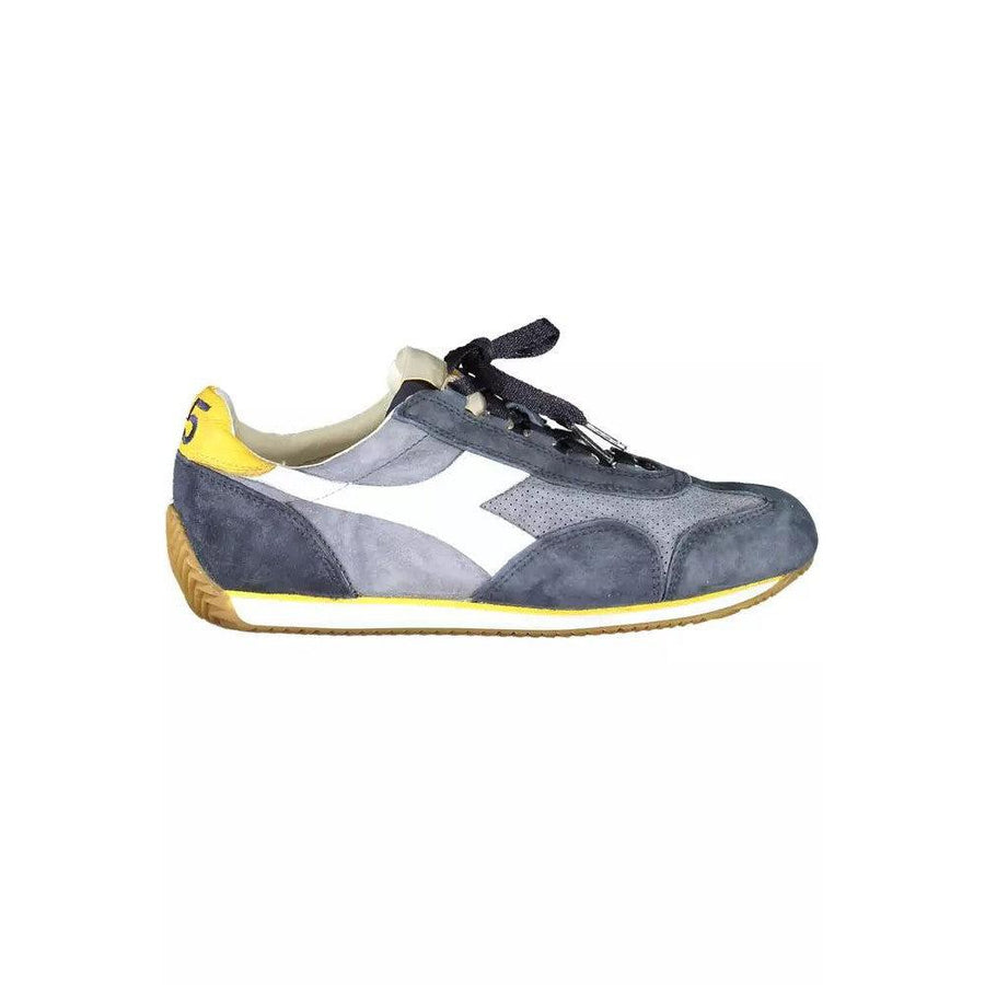 Diadora Contemporary Blue Lace-Up Sports Sneakers