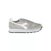 Diadora Elegant Gray Lace-Up Sports Sneakers