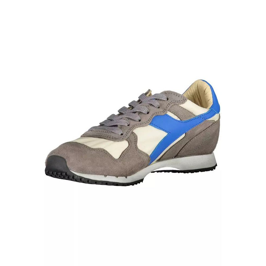 Diadora Chic Gray Leather Blend Sneakers