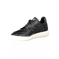 Diadora Chic Embroidered Black Sports Sneakers