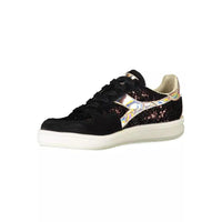 Diadora Chic Black Contrast Lace-up Sneakers