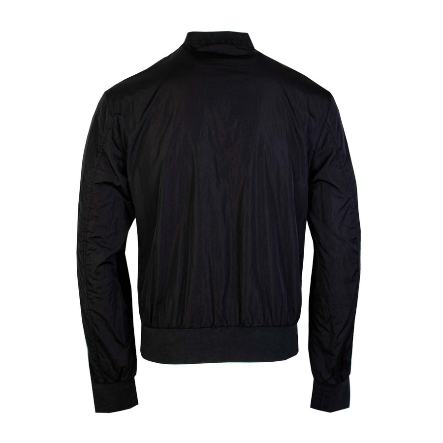 Dolce & Gabbana Sleek Black Bomber Jacket for the Dapper Gentleman