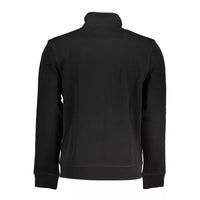 Hugo Boss Sleek Long-Sleeved Zip Sweater in Black