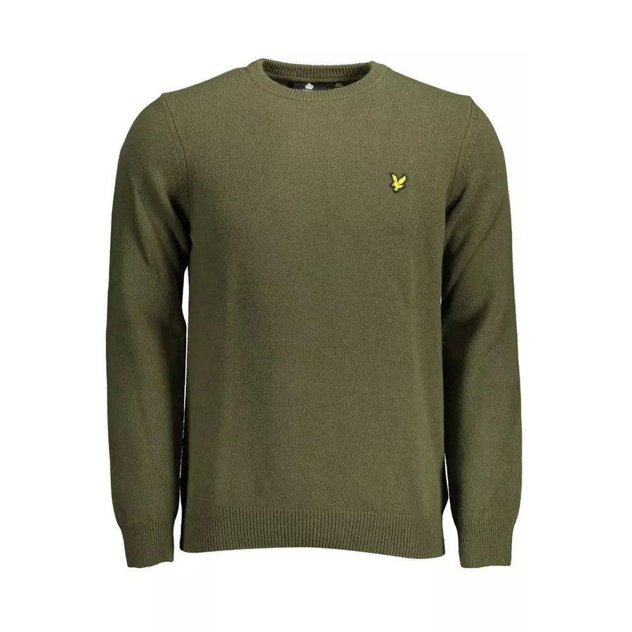 Lyle & Scott Elegant Green Wool Blend Sweater