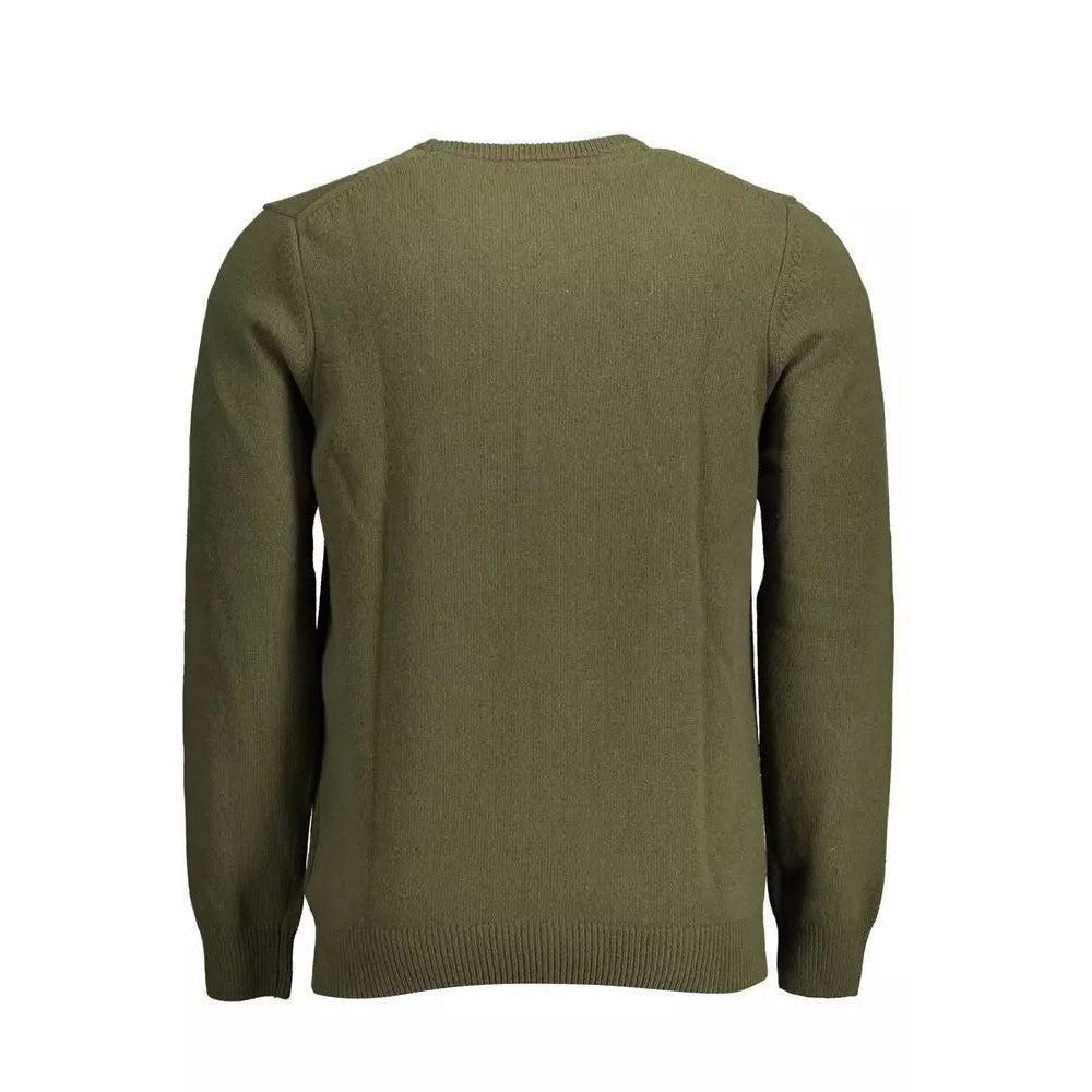 Lyle & Scott Elegant Green Wool Blend Sweater