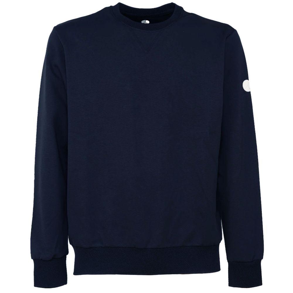 People Of Shibuya Sleek Navy Technical Fabric Crewneck