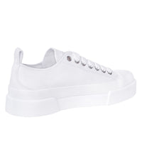 Dolce & Gabbana Elegant Canvas and Calfskin Sneakers