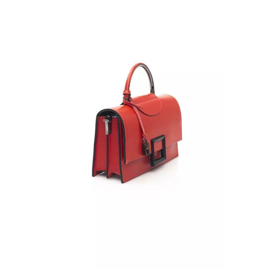 Baldinini Trend Radiant Red Leather Shoulder Bag