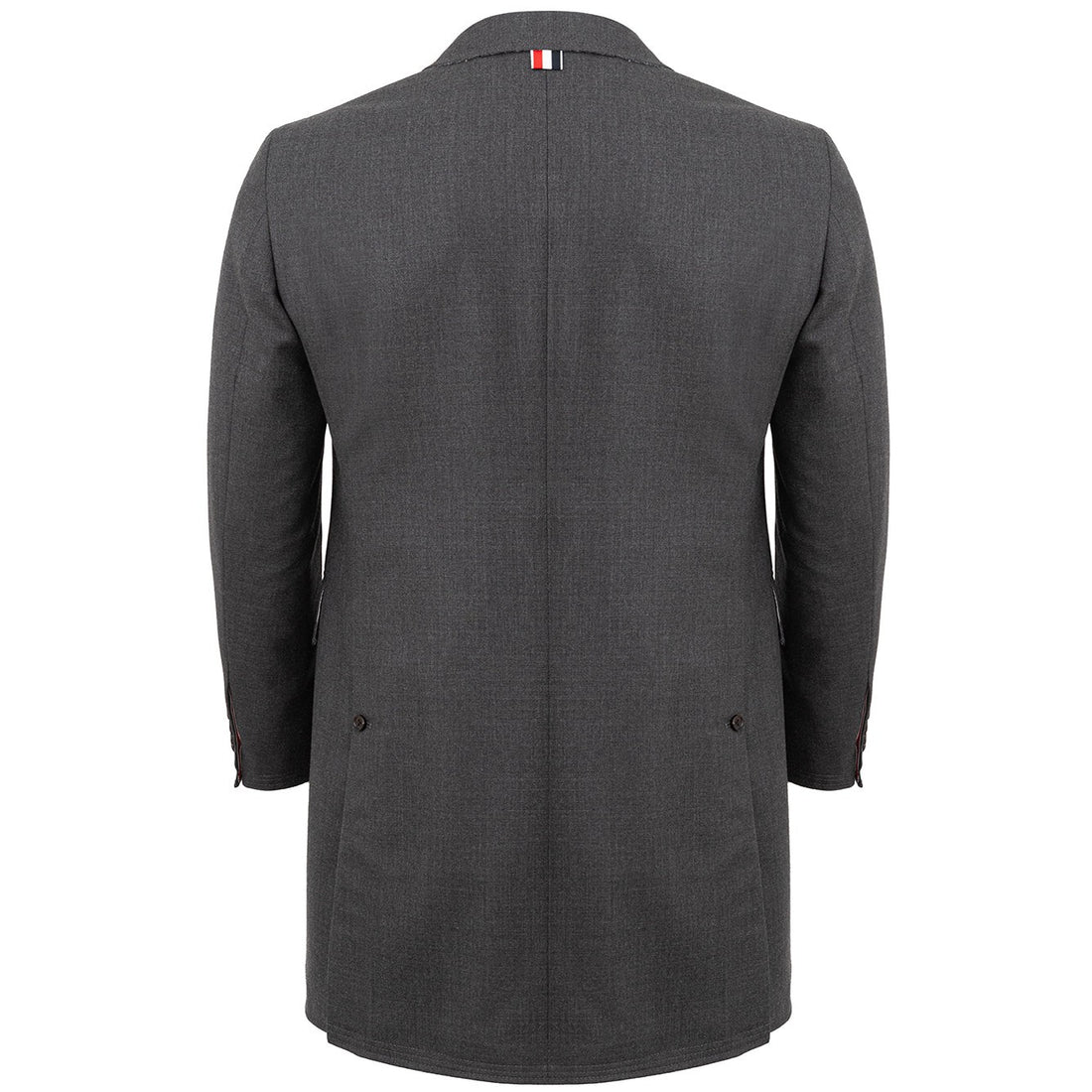 Thom Browne Exquisite Slim Fit Grey Chesterfield Overcoat