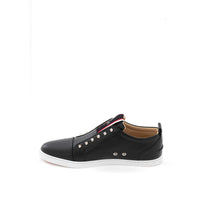 Christian Louboutin Sleek Black Leather Sneakers