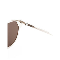 Bottega Veneta Elegant Silver Metal Sunglasses