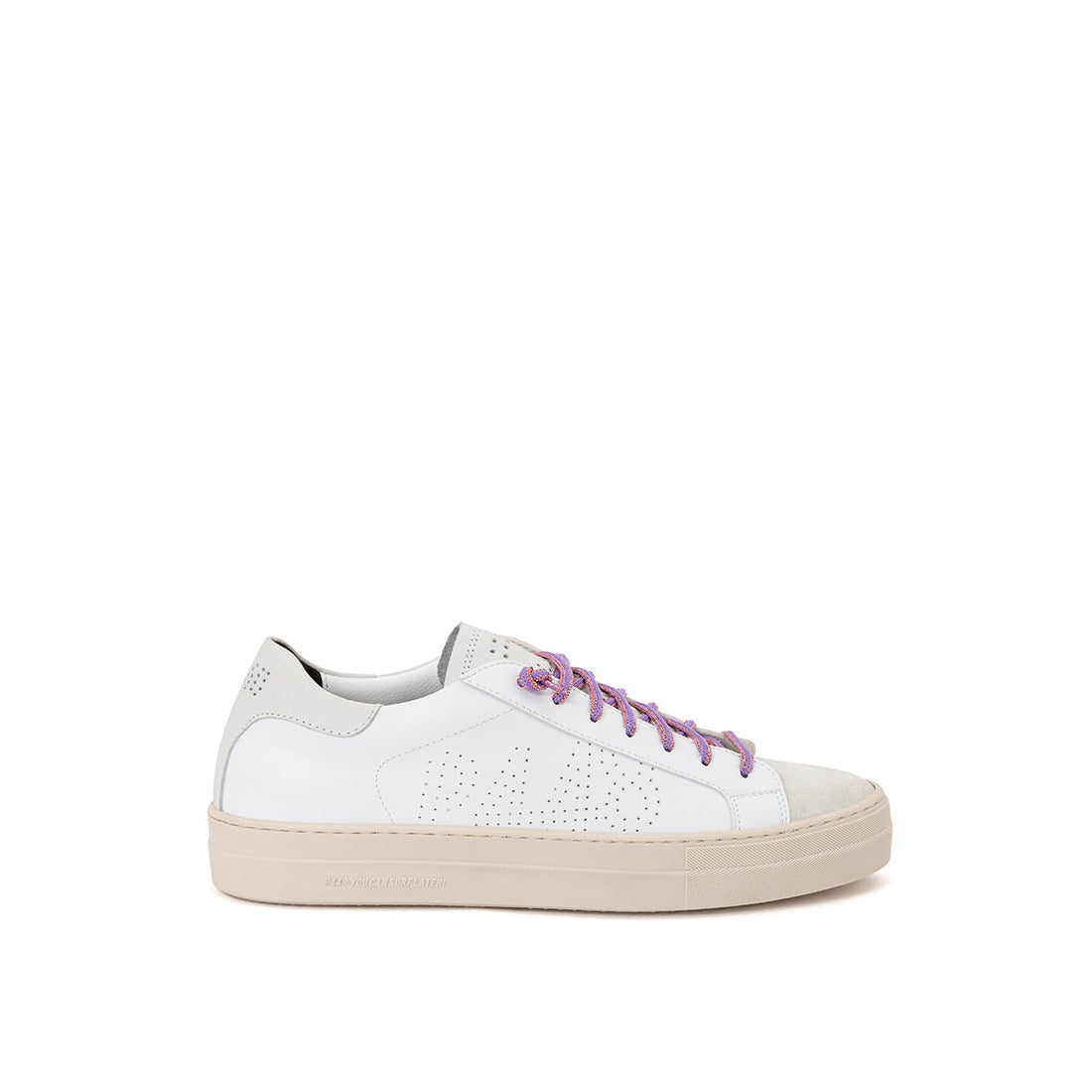 P448 Elegant White Leather Sneakers for the Discerning